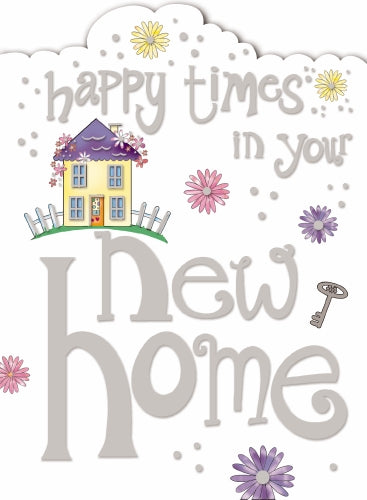 7x5" Card Happy Times In Your New Home