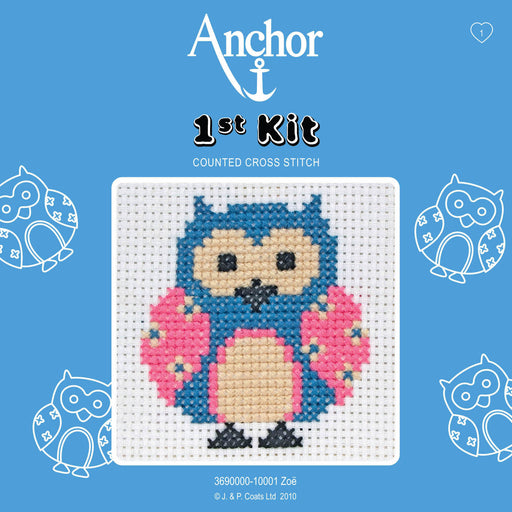 My First Cross Stitch Kit - Owl