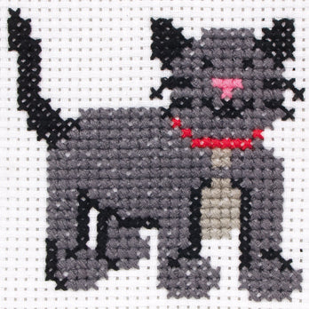 My First Cross Stitch Kit Cat