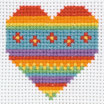 My First Cross Stitch Kit - Heart
