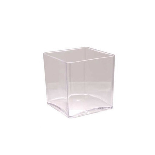 Clear Plastic Cube (H10cm)