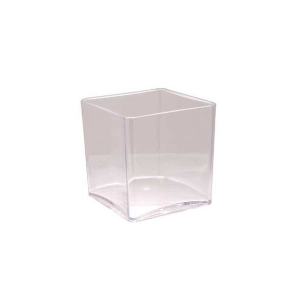 Clear Plastic Cube (H10cm)