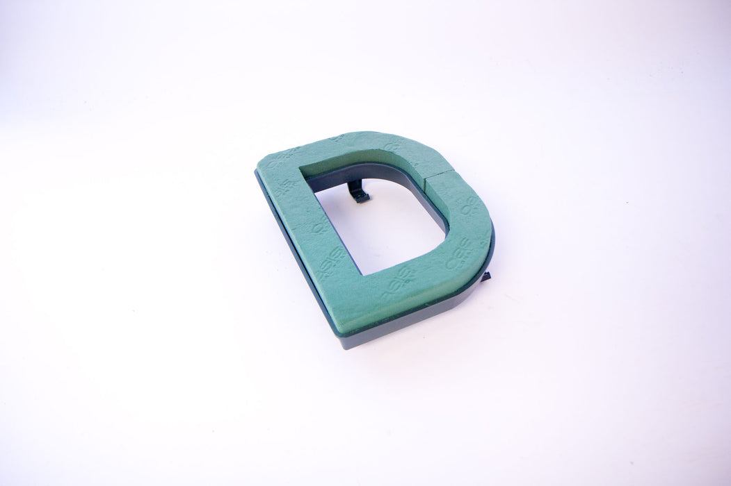 Oasis Floral Foam Letter with Clips "D"