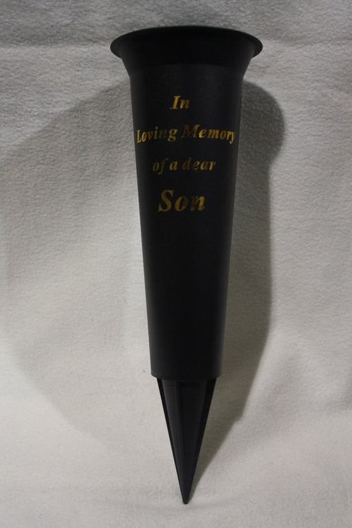 Grave Vase Spike In Loving Memory Son