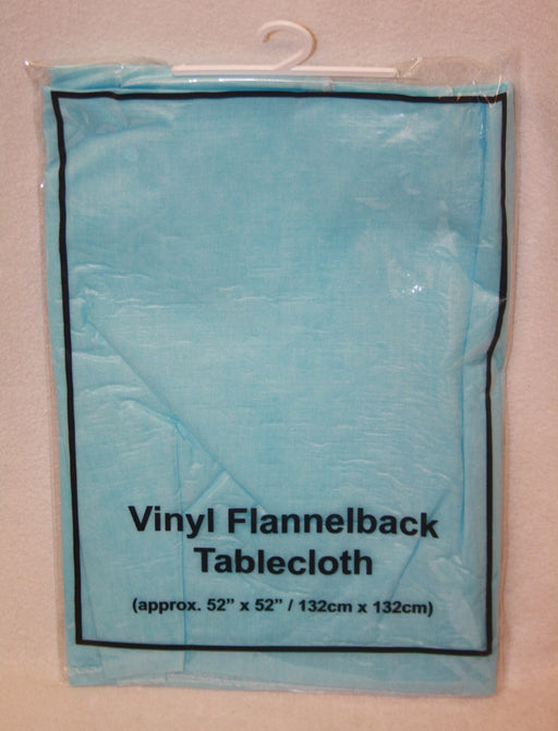 blue flannel back tablecloth 