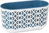 Aztec Trough 40cm - Blue/White
