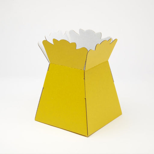 25 Matt Porto  Vase Boxes - Yellow