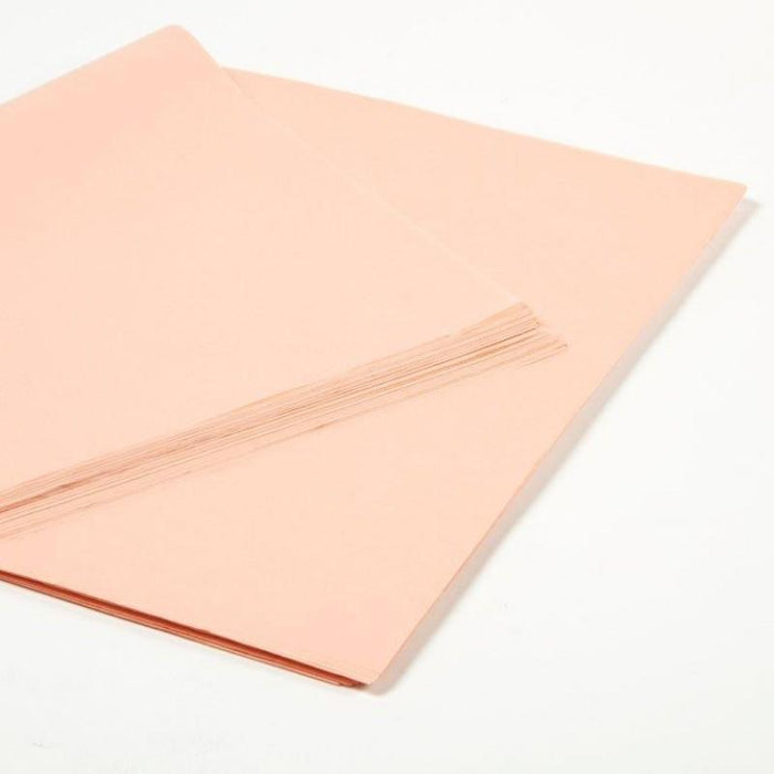 1/2 Ream of Tissue Paper Peach 240 sheets