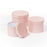 Symphony Lined Hat Boxes - Set of 3 - Light Pink 
