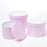 Symphony Lined Hat Boxes - Set of 3 - Lilac