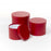 Symphony Lined Hat Boxes - Set of 3 - Red Matt Finish