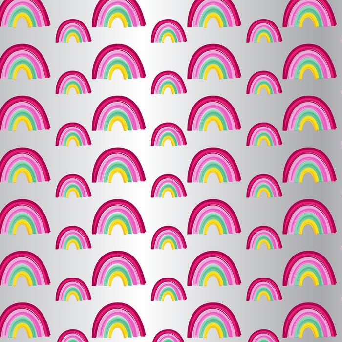 Rainbow On  Clear Film Roll 100m x  80cm