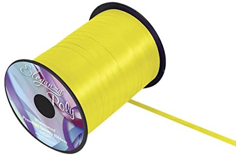 5mm x 500yds  Curling Ribbon - Bright Yellow