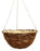 Dark Rattan Hanging Basket - 14" Round