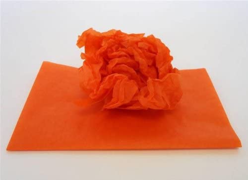 Roll of 48 Sheets of Tissue Paper Orange