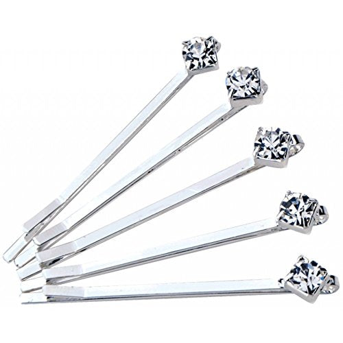 Finishing Touch Silver Hair Pins 5 pcs