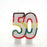 Number 50 Colourful Universal Birthday Cake Candle