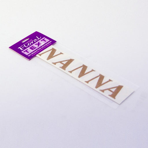 Vinyl Lettering - NANNA