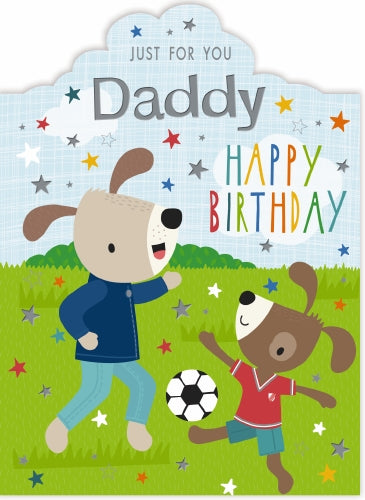 7x5" Card Happy Birthday Daddy
