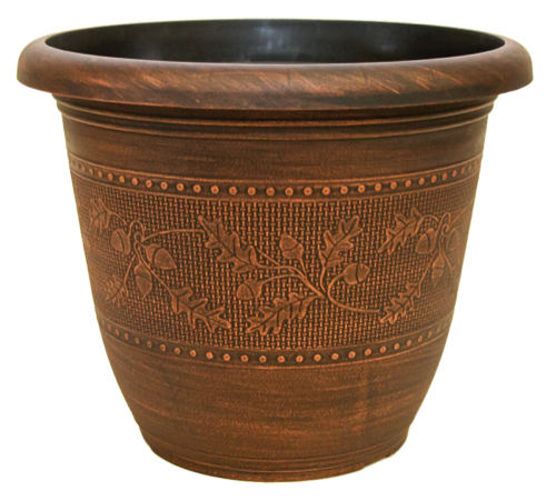 Acorn Planter 33cm - Warm Copper