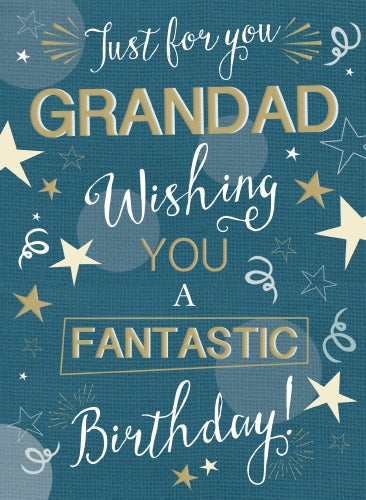 7x5" Card -  Happy Birthday Grandad