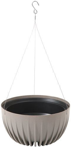 Mira ECO Wood Hanging Bowl 30cm - Grey