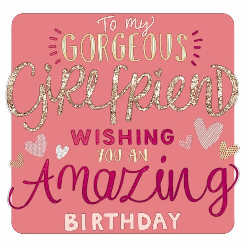 6x6"Card - Girlfriend Wishing You An Awesome Birthday