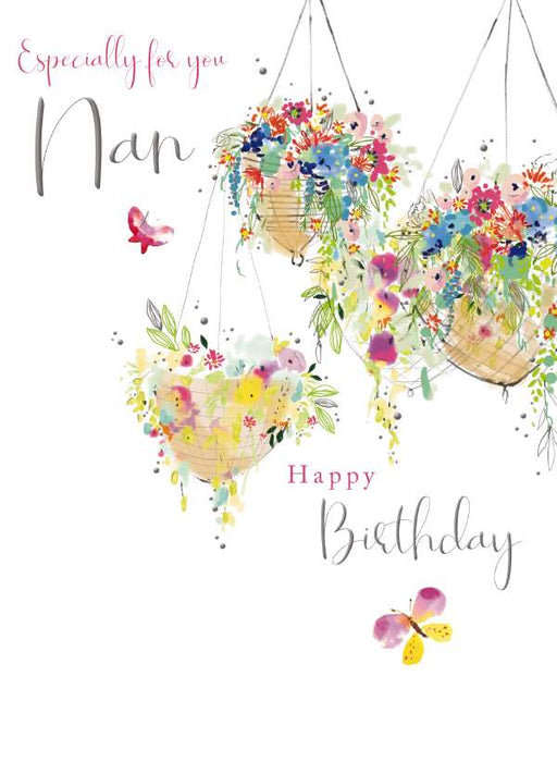 7x5" Card -  Happy Birthday Nan