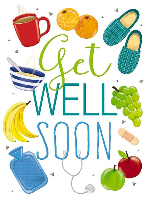 7x5" Card Get Well Soon