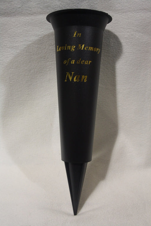Grave Vase Spike In Loving Memory Nan