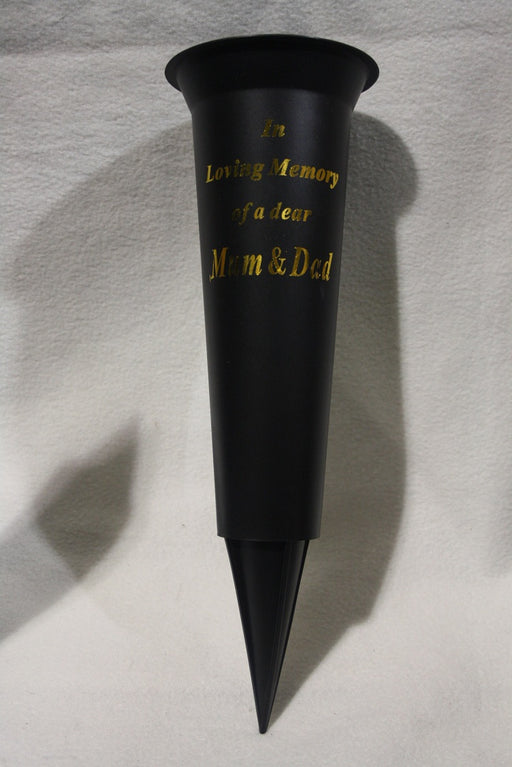 Grave Vase Spike In Loving Memory Mum & Dad