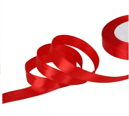 15mm x 20m Double Faced Red Satin Ribbon