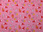 1 Metre Polycotton Ice Creams on Pink Background Summer 45" Width T203