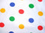 1 metre 10p\25mm  Assorted Colours Polkadot  Spot Fabric x 112cm / 44"