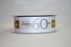Happy 60th Silver & Gold on White Satin Ribbon 25mm
