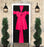 Door Bow Kit - Hot Pink