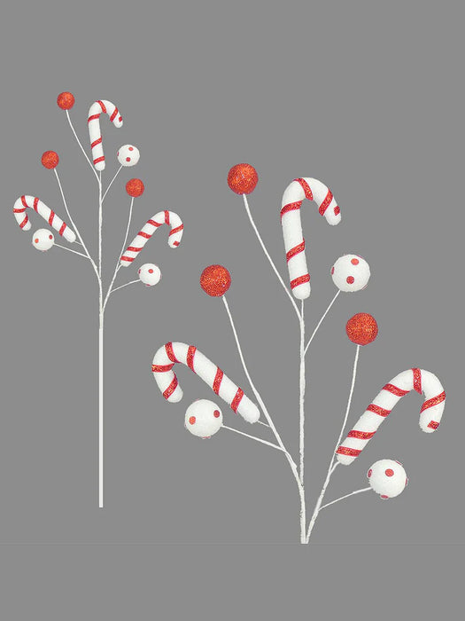 Candy Cane Ball Pick 65cm