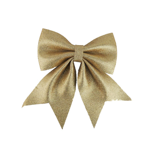 Luxury Glitter Bow - Champagne Gold