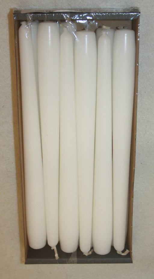 Tapered Candles - Box of 12 - White