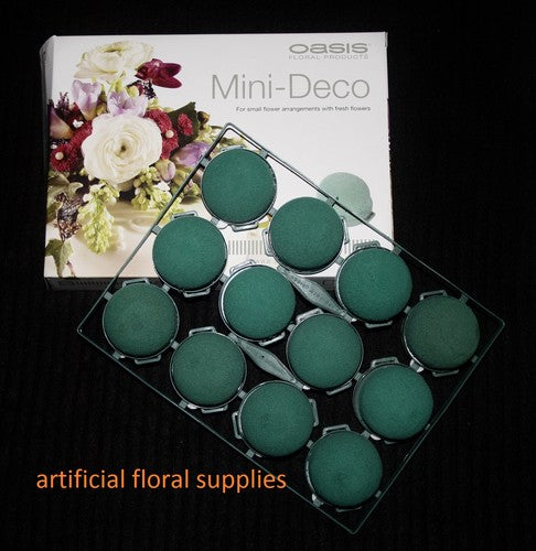 12 Mini Deco Oasis Floral Foam — Artificial Floral Supplies