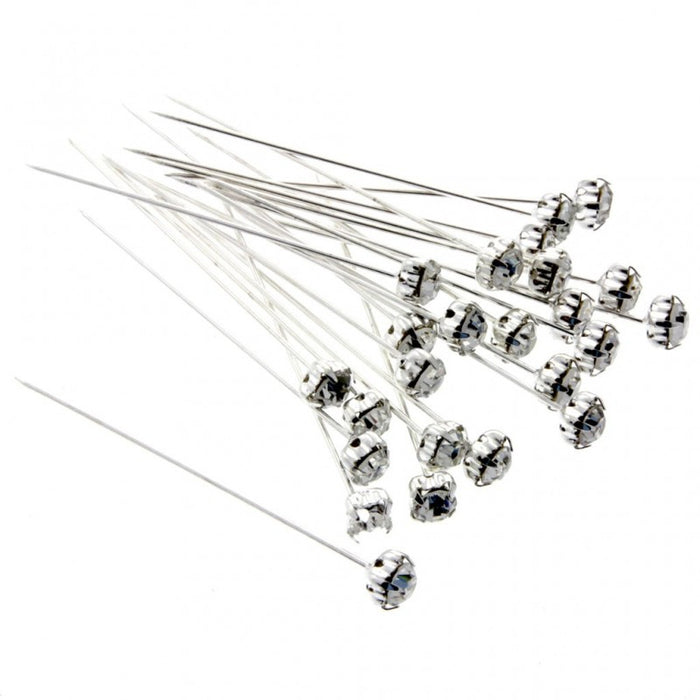 10 Pearl Head Pins | Boutonniere and Corsage Pins | Floral Wedding Supplies