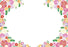 50  Blank Florist Cards - Mini Floral Circle