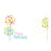 50 Florist Cards - Happy Birthday - Retro Flowers with Swirl