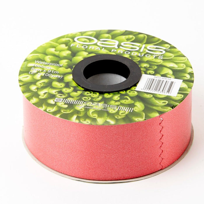 Red  Florist Poly Ribbon - 100 yards - 2" Wide