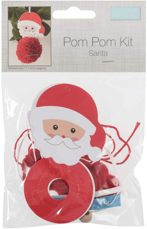 Make Your Own Pom Pom Christmas Santa \ Father Christmas