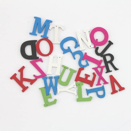 Coloured Wooden Alphabets A-Z (26pcs)