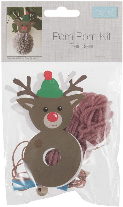 Make Your Own Pom Pom Reindeer