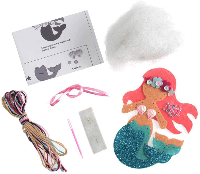 Make Your Own Felt Mermaid