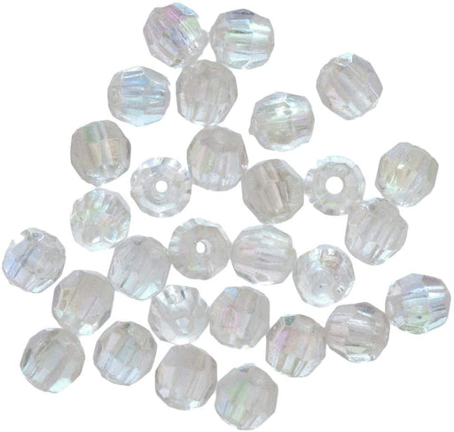 4mm Faceted Beads , approx 45, with tiny inner hole