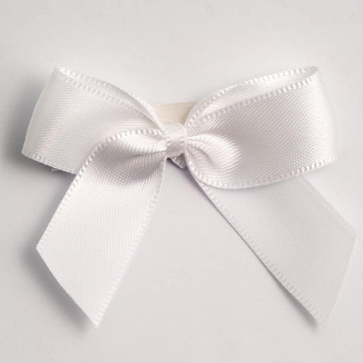 Satin Scatter Bows - 15mm Wide Ribbon x 100pcs - Ivory
